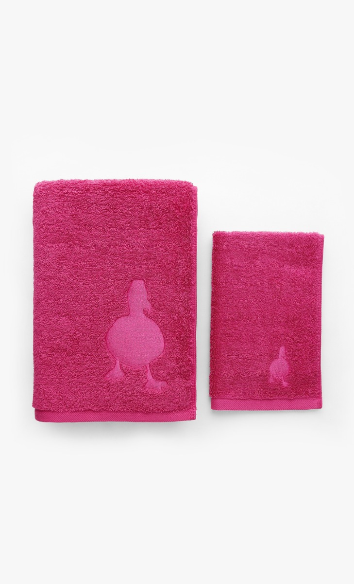 dUCkling Coloured Towel Set - Fucshia image 2