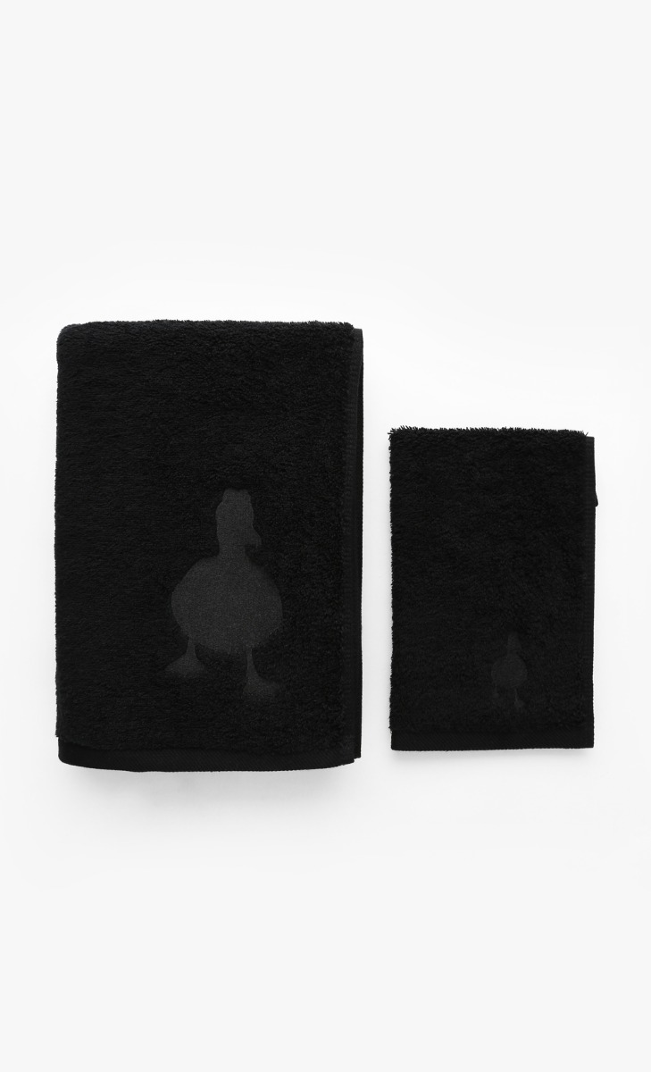 dUCkling Coloured Towel Set - Black image 2