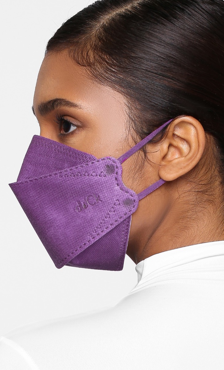 Mask Do It! Ergonomic Face Mask (Ear-loop) in Purple image 2