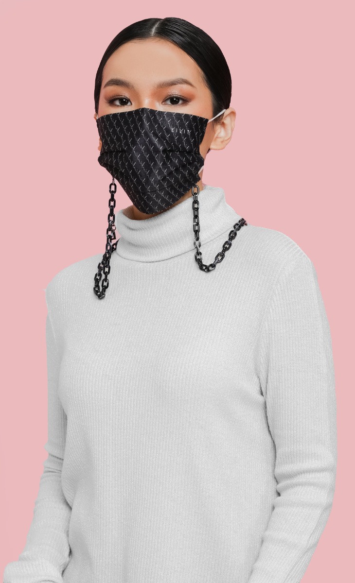 Mask Chain - Acrylic in Black