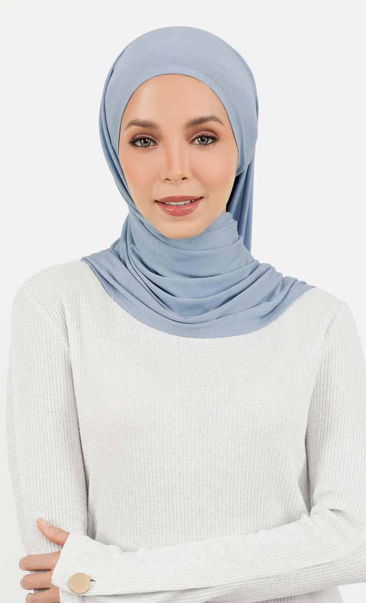 Dubai Jersey Hijab in Teal