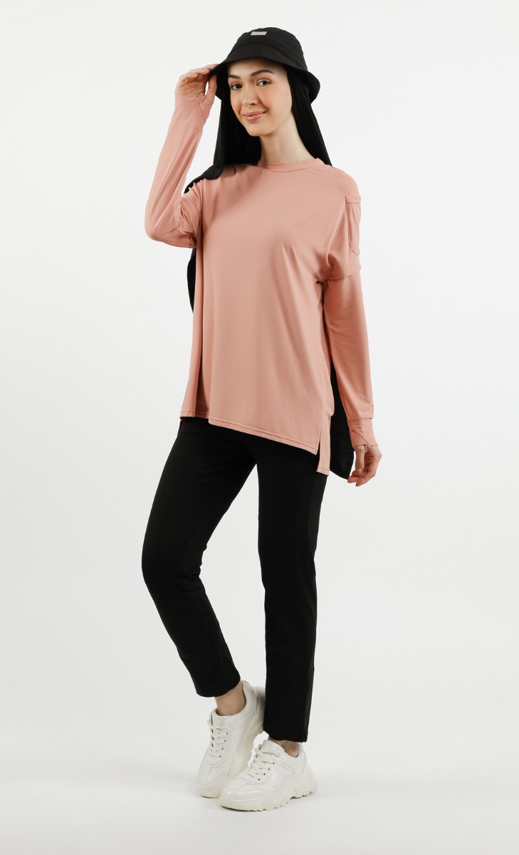 Easy Reflective Top in Mauve