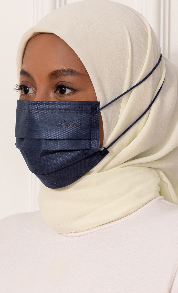 Mask Do It! Disposable Face Mask (Head-loop) in Navy