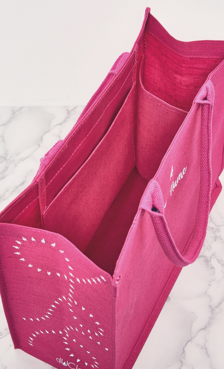 The dUCk Mini Shopping Bag 2.0 - Fuchsia [Personalise It] image 2
