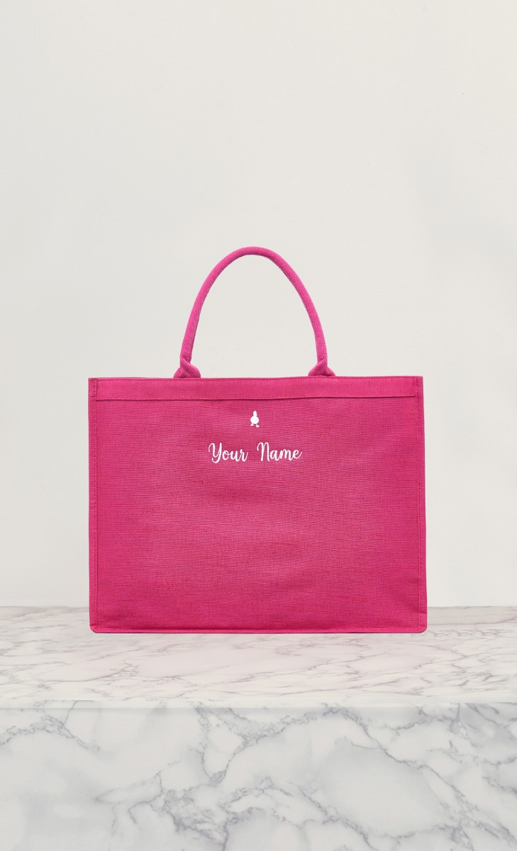 The dUCk Shopping Bag 2.0- Fuchsia [Personalise It]