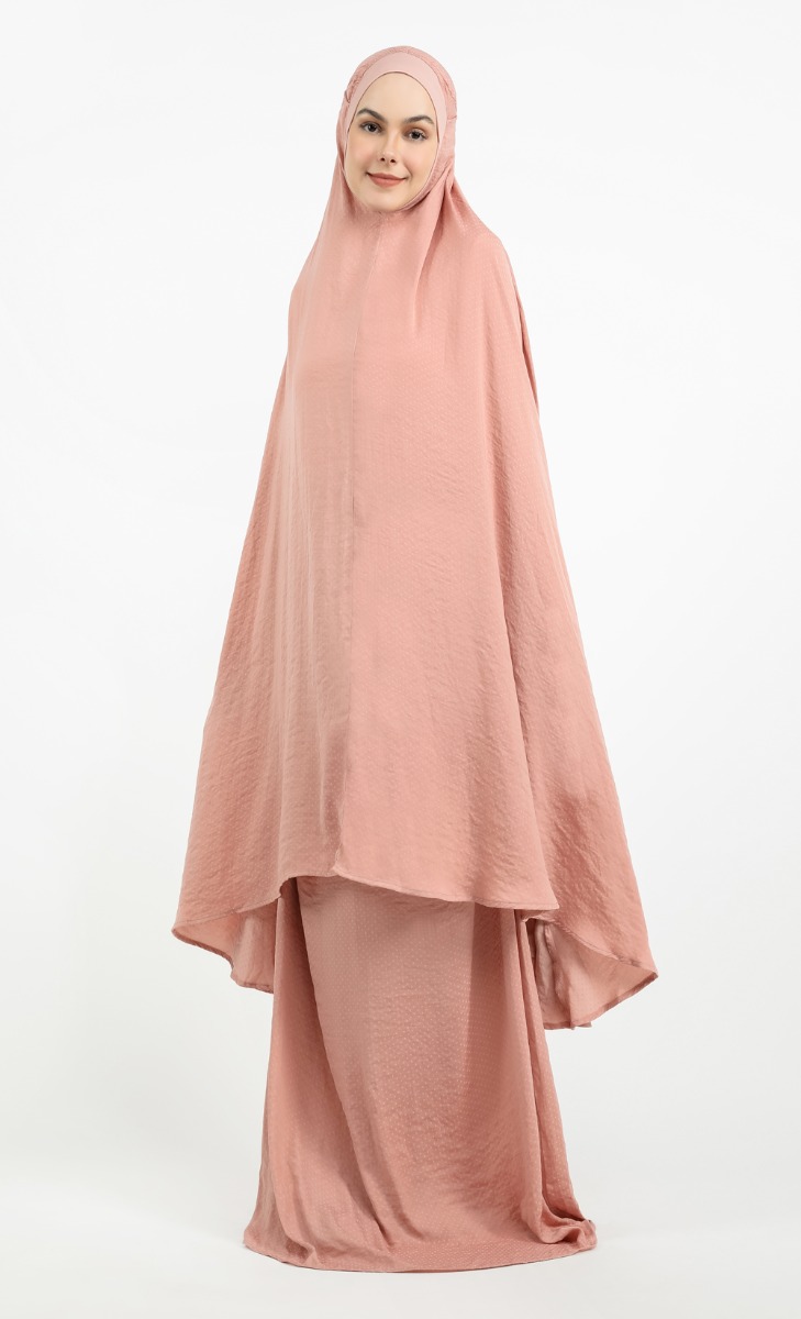 Riyadh Two-Piece Prayerwear in Dusty Pink