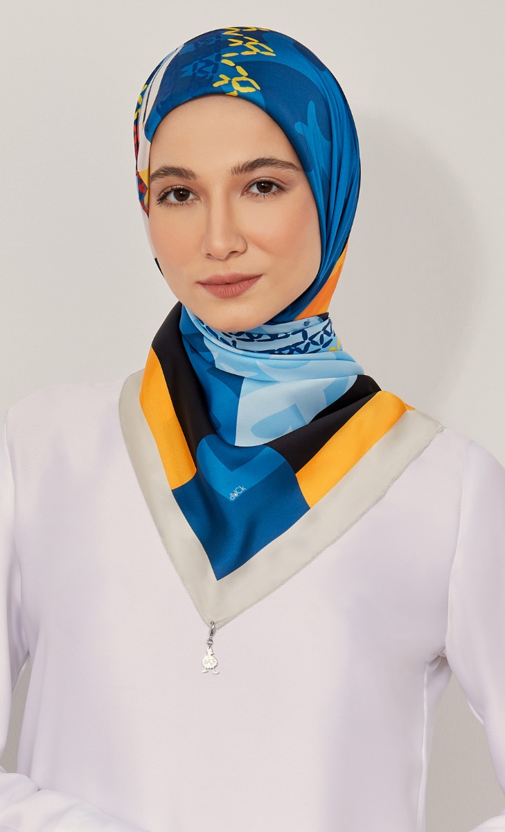 The Merdeka dUCk by Art Battalion Square Scarf in Sarawak