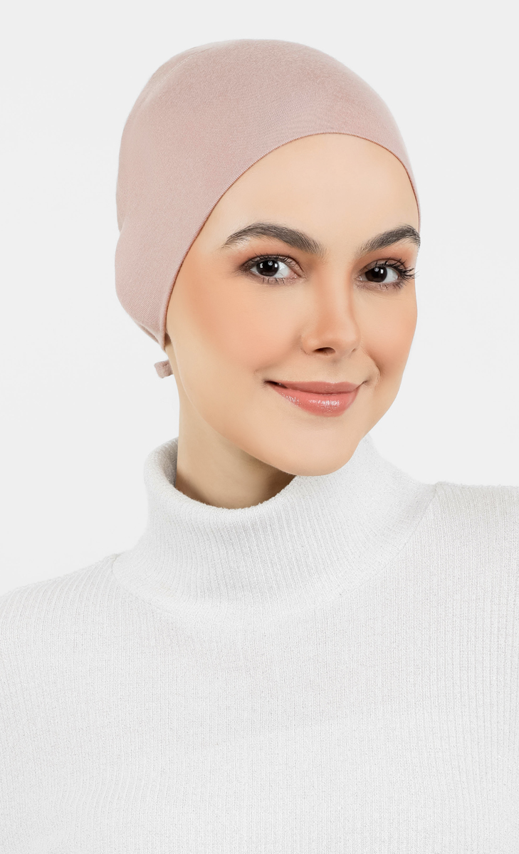 Zurich 2.0 Snowcap Inner Hijab In Dusty Pink